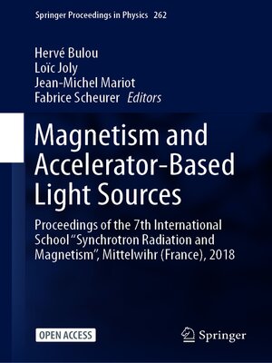 cover image of Magnetism and Accelerator-Based Light Sources